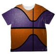 thumbnail image 1 of Championship Basketball Orange & Purple All Over Toddler T Shirt Multi 4T, 1 of 2
