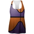 thumbnail image 1 of Championship Basketball Orange & Purple All Over Womens Work Out Tank Top Multi LG, 1 of 2