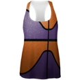 thumbnail image 1 of Championship Basketball Orange & Purple All Over Womens Work Out Tank Top Multi SM, 1 of 2