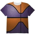 thumbnail image 1 of Championship Basketball Orange & Purple All Over Youth T Shirt, 1 of 2