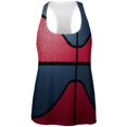 thumbnail image 1 of Championship Basketball Red & Navy Blue All Over Womens Work Out Tank Top Multi SM, 1 of 2