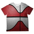 thumbnail image 1 of Championship Basketball Red & White All Over Toddler T Shirt Multi 2T, 1 of 2