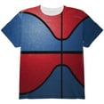 thumbnail image 1 of Championship Basketball Royal Blue & Red All Over Youth T Shirt, 1 of 2