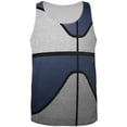 thumbnail image 1 of Championship Basketball White & Navy Blue All Over Mens Tank Top Multi 2XL, 1 of 2