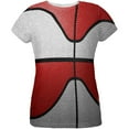 thumbnail image 1 of Championship Basketball White & Red All Over Womens T Shirt, 1 of 2