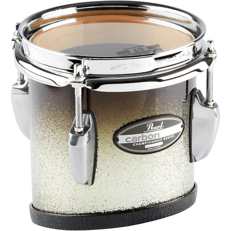 Pearl Championship CarbonCore Marching Tenor Drum Sonic Cut 6 in. Black Silver Burst #368