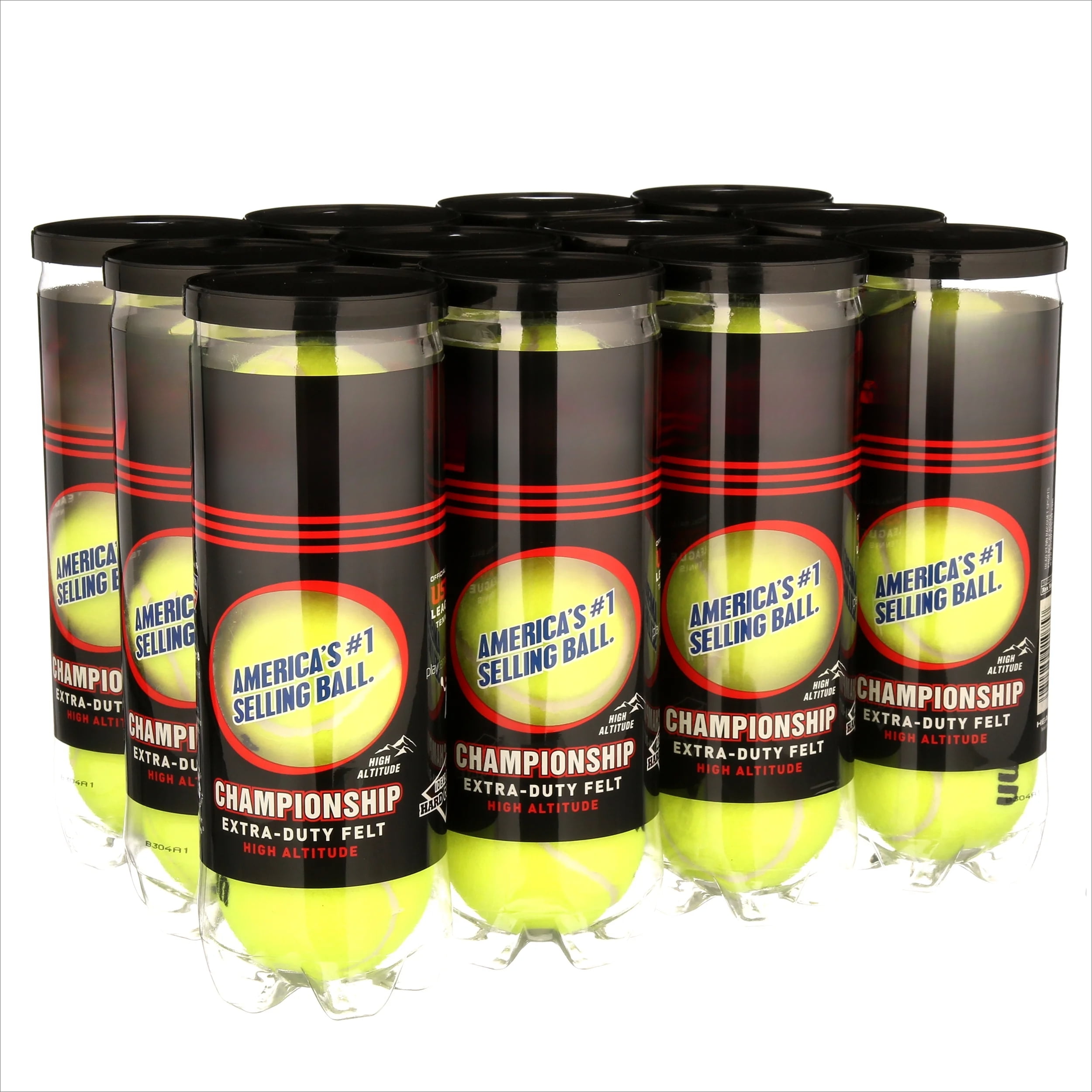 Championship Extra Duty, High Altitude Tennis Balls (12 Cans, 36 Balls)