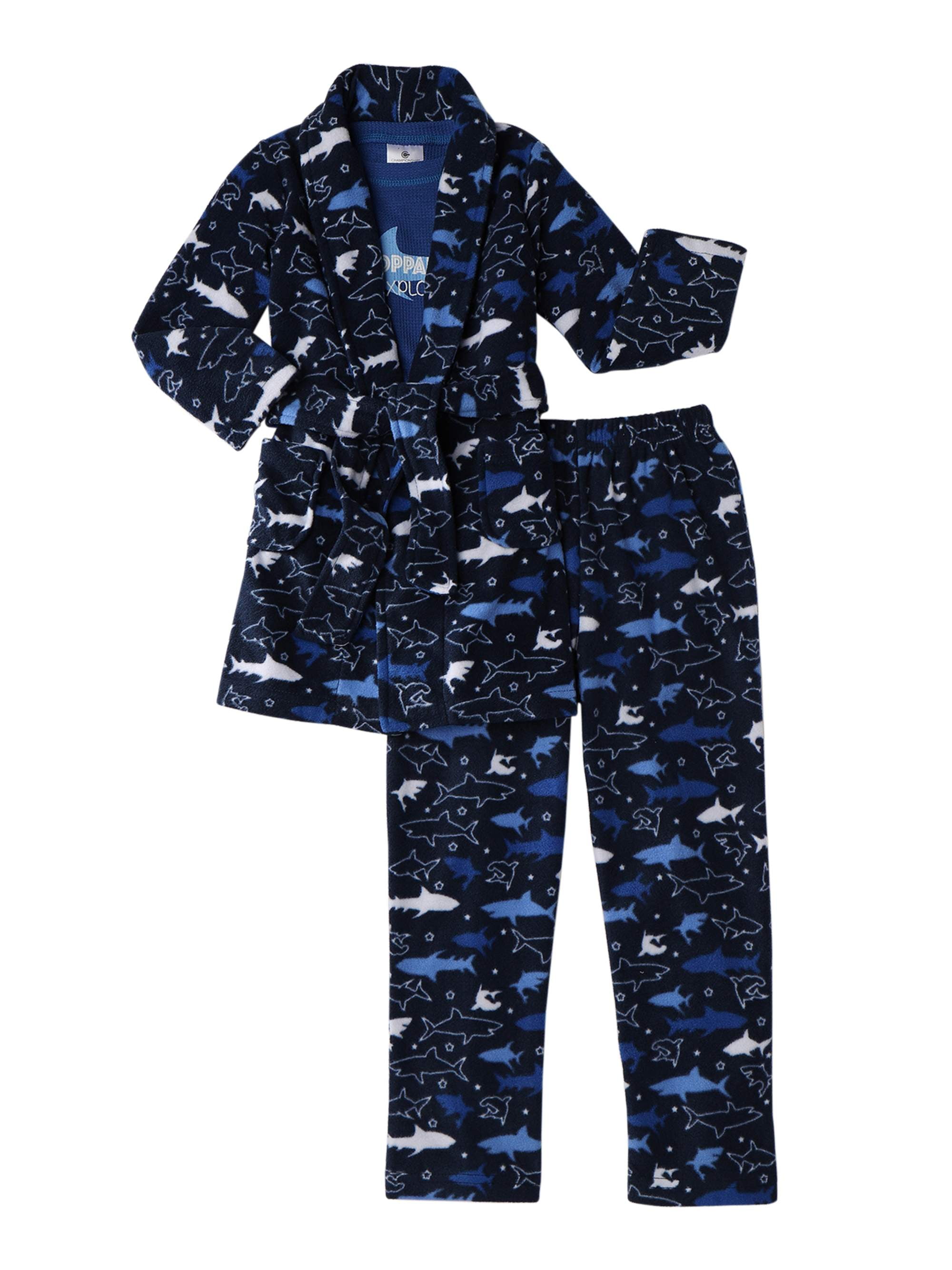 Championship Gold Toddler Boy Robe & Pajamas, 3pc Set