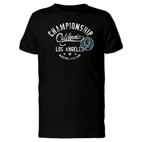Championship La Basketball T-Shirt Men -Image by Shutterstock, Male Medium
