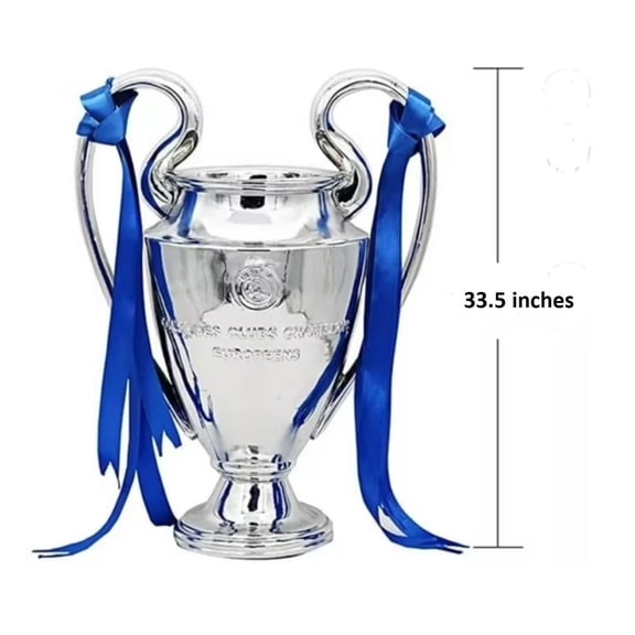 Championship league trophy; with dimensions @ Height 17.6"