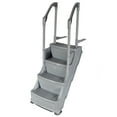 Champlain Drop-In Steps for Above Ground Pools, Gray - Walmart.com