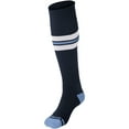 thumbnail image 1 of Striped Baseball Sock - NAVY, WHITE, LIGHT BLUE - XS, 1 of 1
