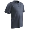 thumbnail image 1 of Champro Adult Dri-Gear Two Button Jersey Graphite Small, 1 of 1
