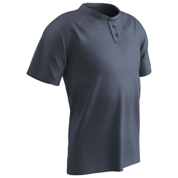 Champro Adult Dri-Gear Two Button Jersey Graphite Small
