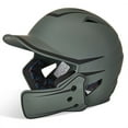 thumbnail image 1 of Champro HX Legend Plus Batting Helmet w/Universal Jaw Guard Grey/Black 7 - 7 1/2, 1 of 7