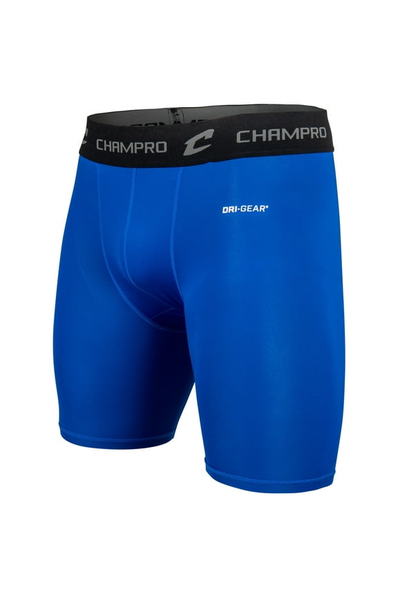 Adult Lightning Compression Shorts (S, ROYAL)