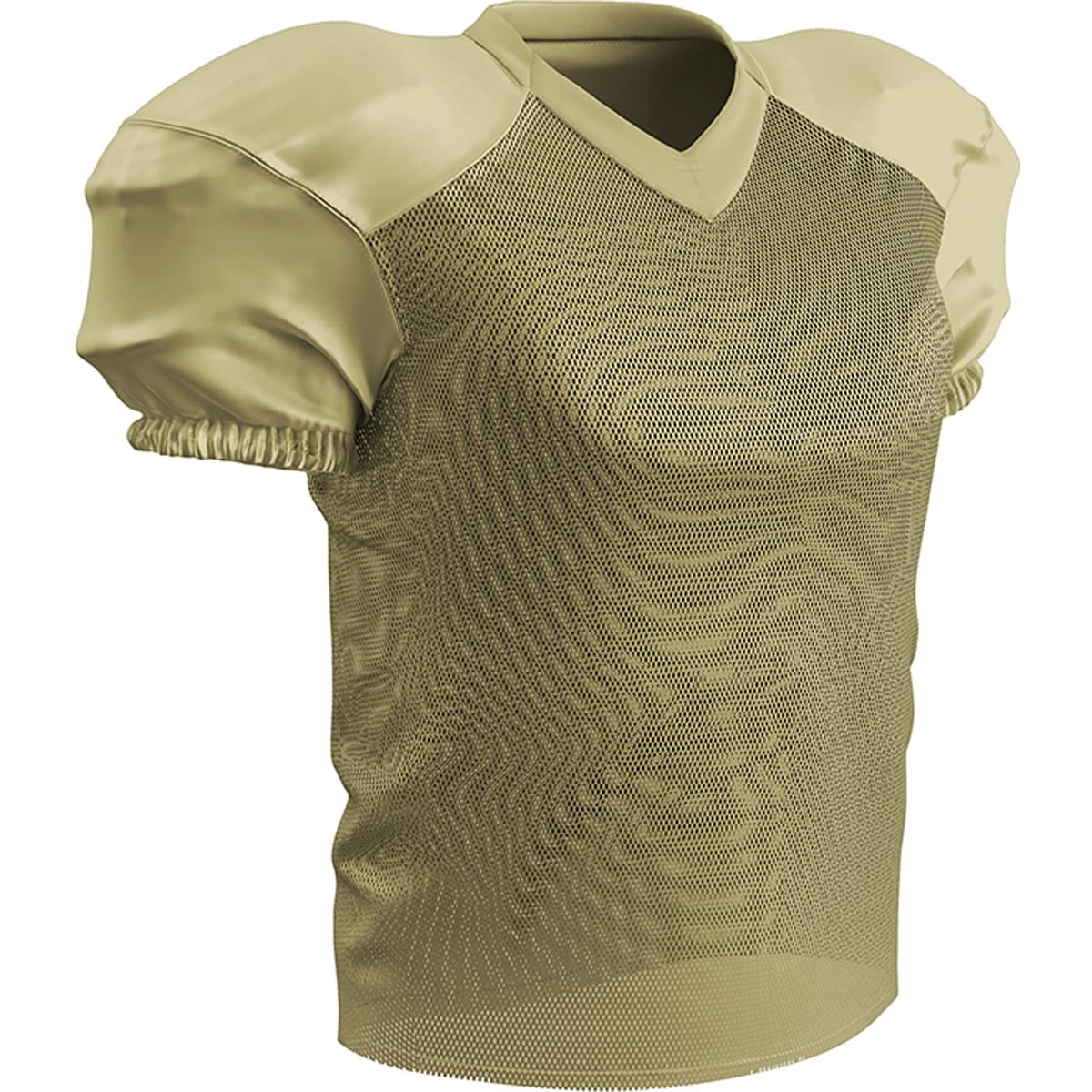Maillot Football Entraînement Champro Homme - Polyester Extensible, Col V, Manches Double Épaisseur