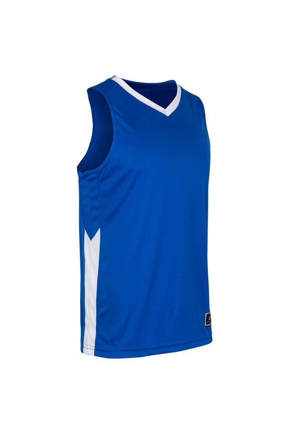 BBJ32 Icon Men's and Youth Basketball Jersey - Royal White