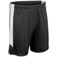 thumbnail image 1 of Dagger Basketball Short - BLACK BODY, WHITE BODY - S, 1 of 1