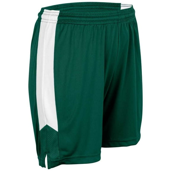 Champro BBS32 Dagger Women's Basketball Short - Forest Green White