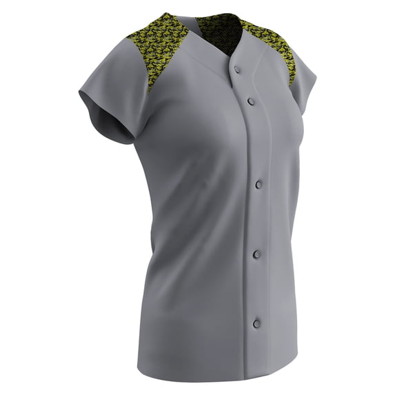 Champro Women's Circuit Softball Jersey Grey, S