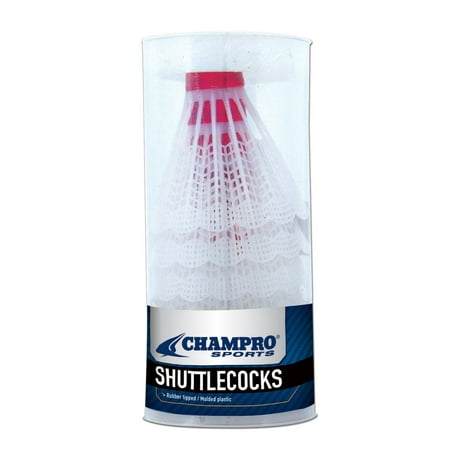 Champro Badminton Shuttlecocks, 6 Tube