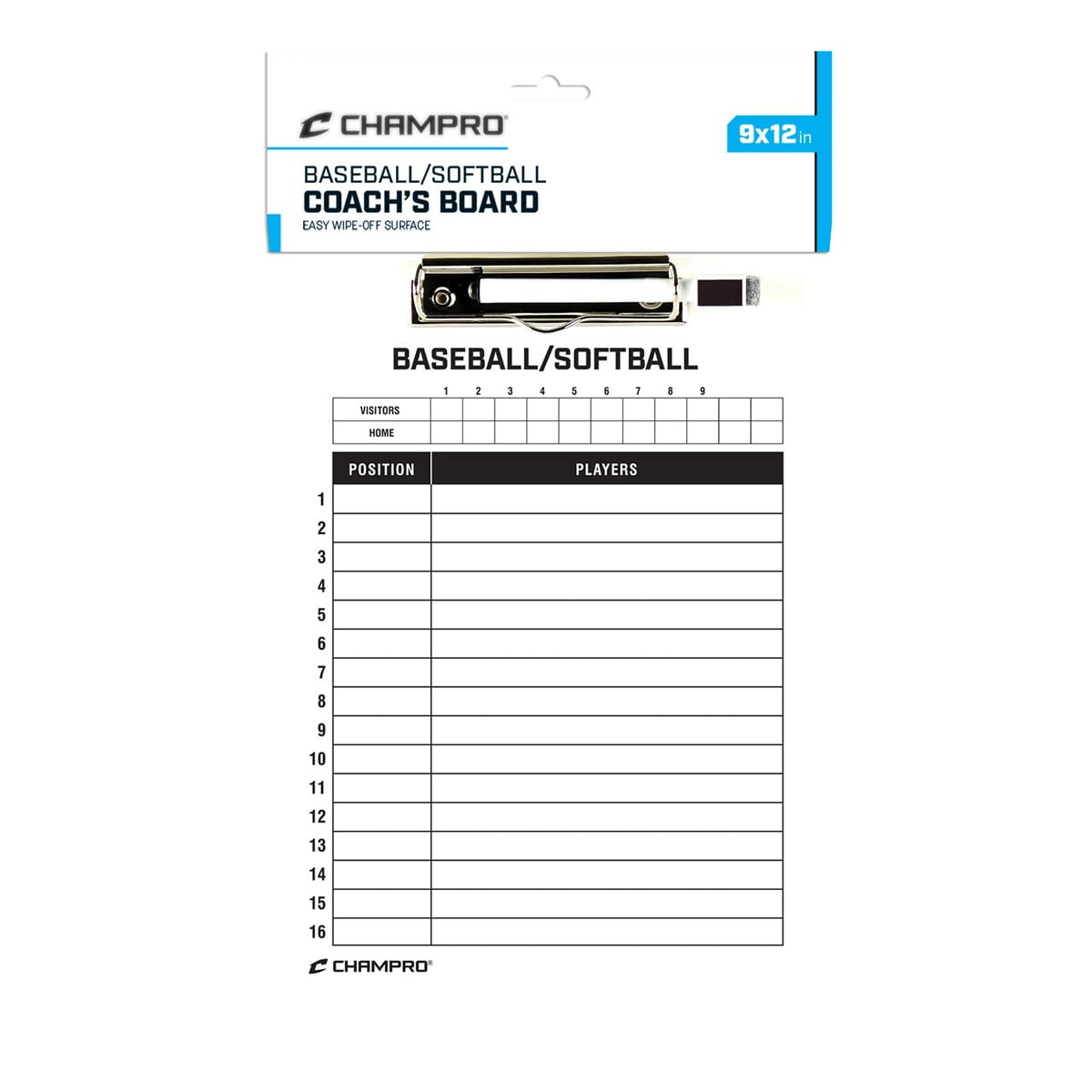 Champro Baseball/Softball Coaches Board