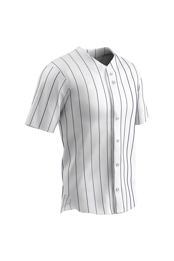 Big Boys S Ace Polyester Button-Front Baseball Jersey