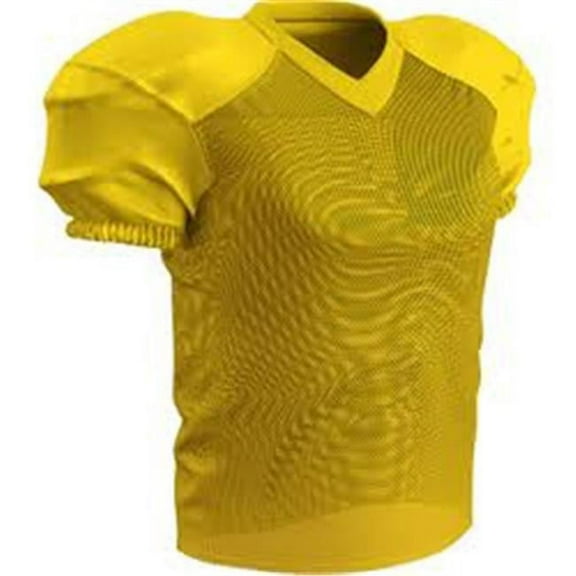 Champro CPFJ55GO3X Fj55 Adult Porthole Mesh Jersey, Gold - 3XL