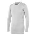 thumbnail image 1 of Champro Cold Weather Compression Crew Neck Long Sleeve Shirt White, 1 of 1