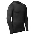 thumbnail image 1 of Champro Compression Long Sleeve Shirt Black Small, 1 of 5