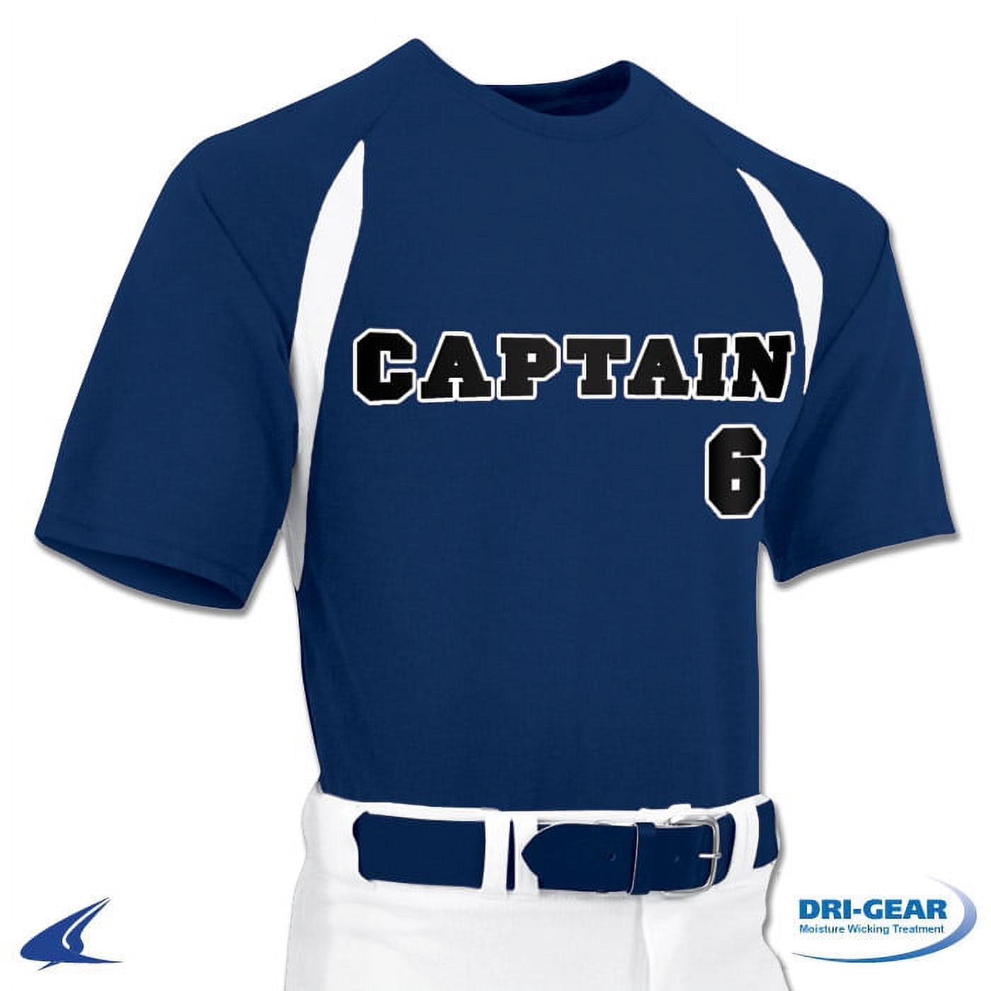 CHAMPRO Maglia Da Basket Youth Muscle, Taglia M, Nera/bianca, Tessuto Traspirante Dri-Gear