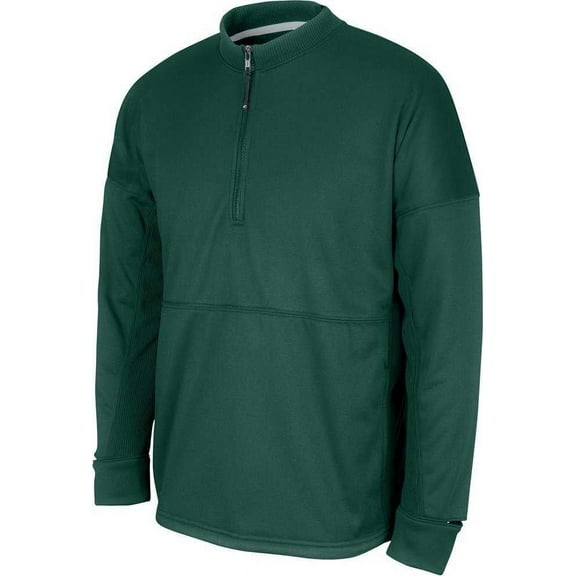 Champro FLC4 Lineup Fleece Men's 1/4 Zip Crew - Forest Green