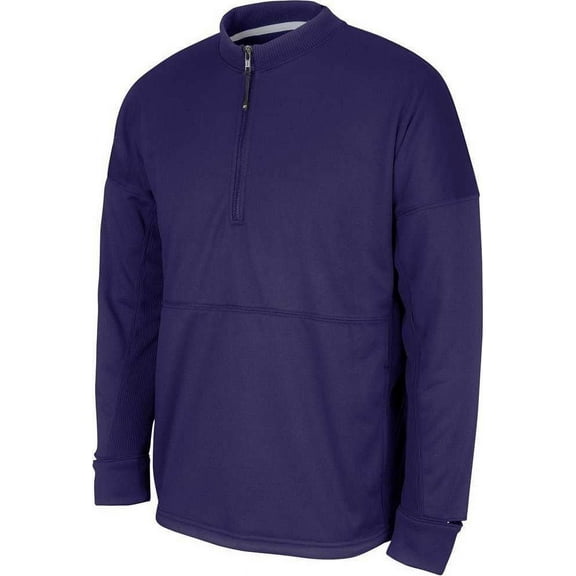 Champro FLC4 Lineup Fleece Men's 1/4 Zip Crew - Purple