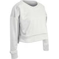 thumbnail image 1 of Champro FLC5 Lineup Fleece Women's Crop Crew - White, 1 of 1