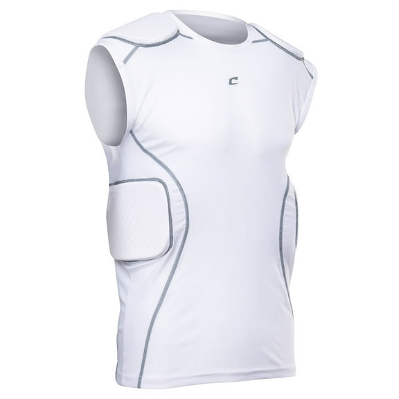 Champro Formation Padded Compression Shirt White