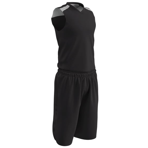 Champro Free Toss Jersey Women's Basketball jersey (L, Blk/Wht)