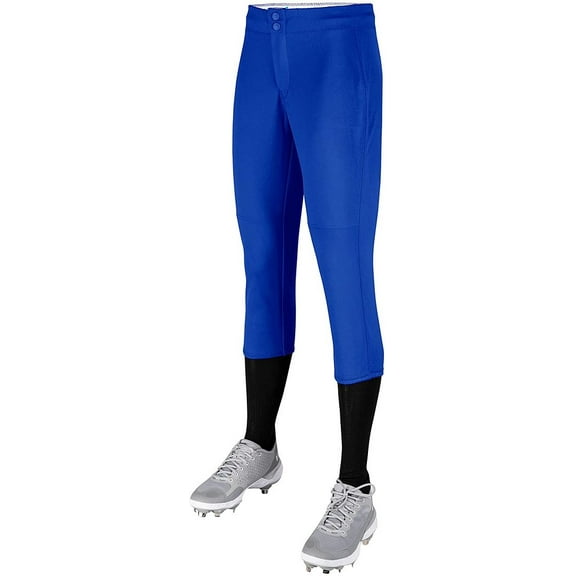 Fireball Low-Rise Fastpitch Softball Pants, Girls' Medium, Royal