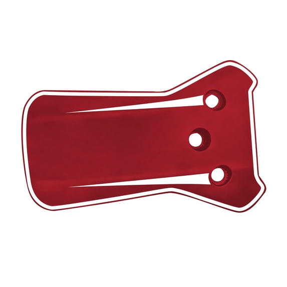 HX Two-Tone Jaw Guard - SCARLET BODY, WHITE BODY