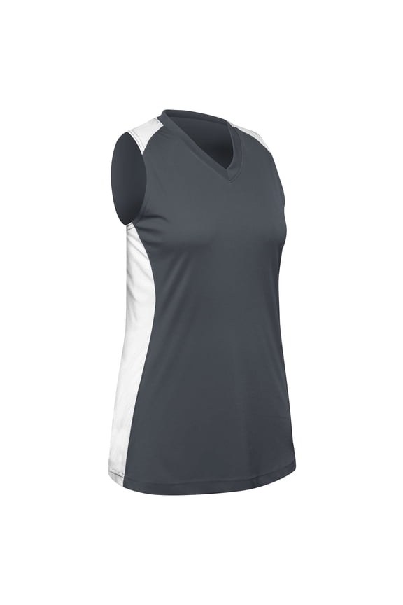 Infinite V-Neck Racerback Softball Jersey Women's Graphite