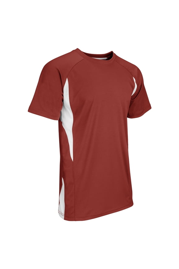 Men's Dri-Gear Top Spin Baseball Jersey Cardinal/White L