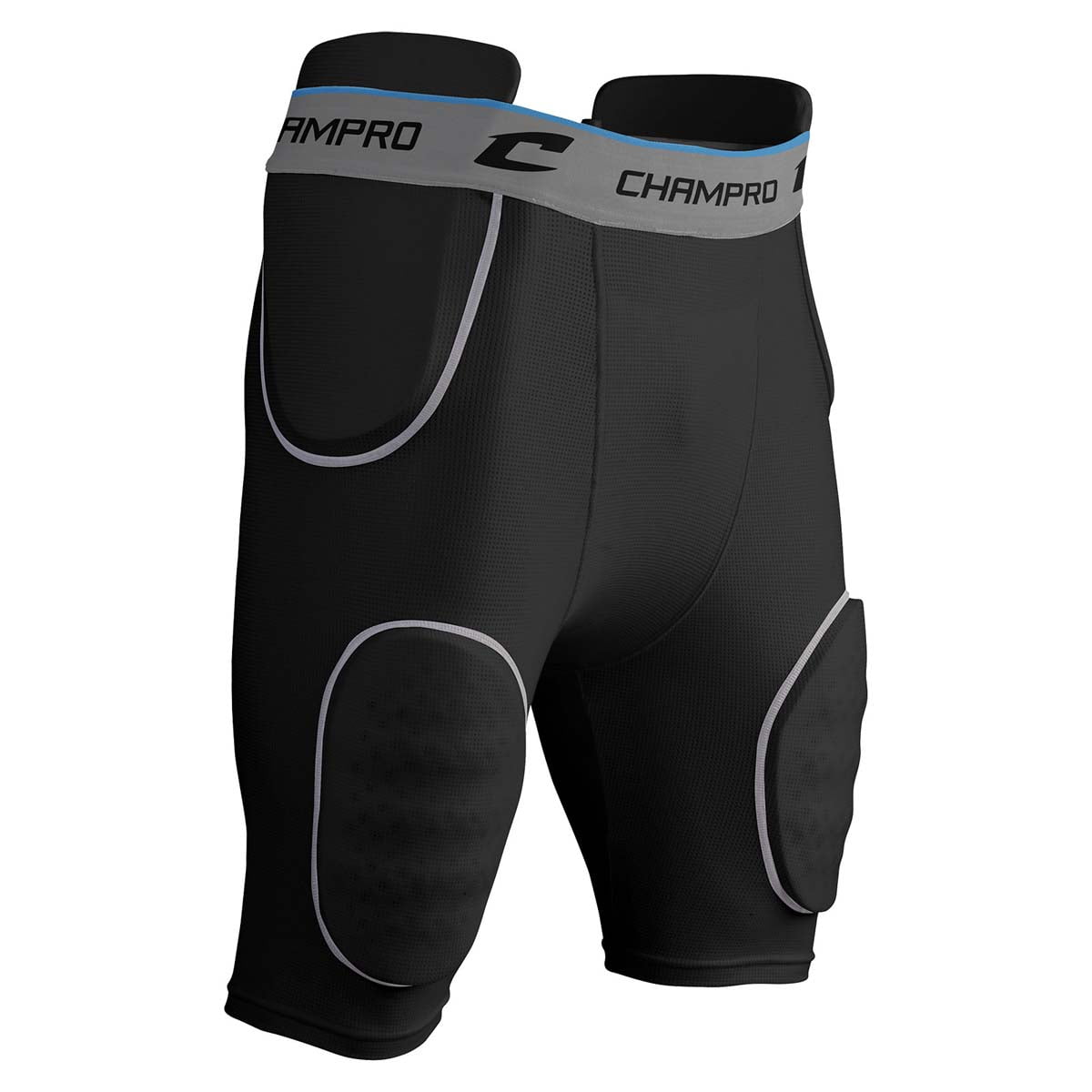 Football Pads CHAMPRO Formation 5-Pad Football Girdle - Integrated Hip Thigh Tailbone Protection | Adult Sizes Nike Girdle - View #9
