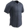 thumbnail image 1 of RELIEVER Full Button Baseball Jersey - GRAPHITE BODY - L, 1 of 1
