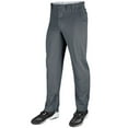 Champro Men's Triple Crown Open Bottom Baseball Pants Charcoal Xl