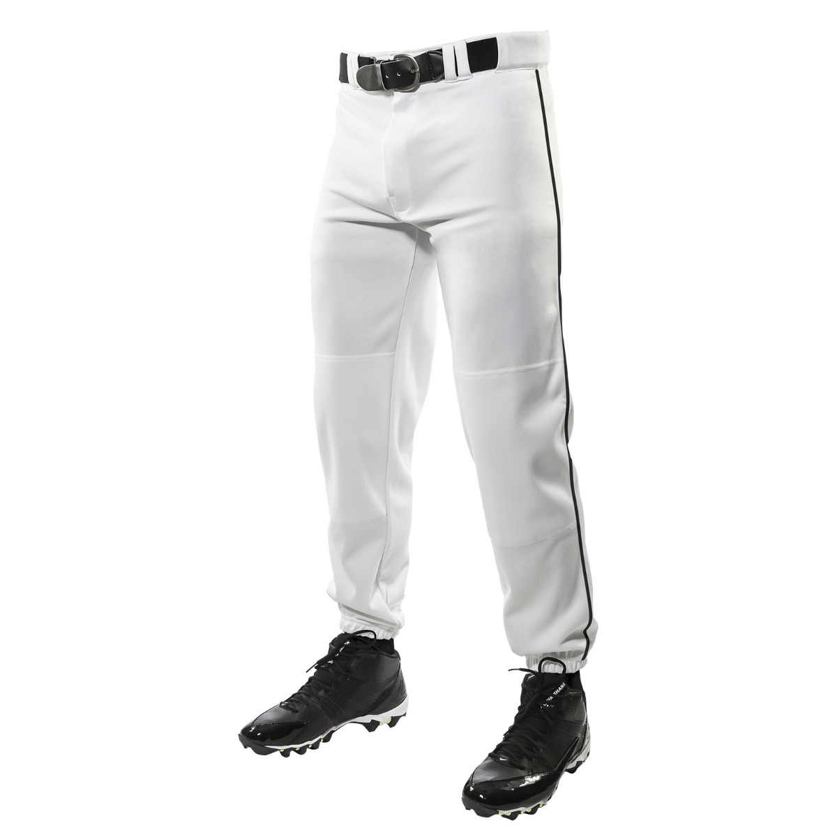 Pantaloni Baseball Unisex Con Treccia – Modello Gamba Larga, Poliestere Double Knit
