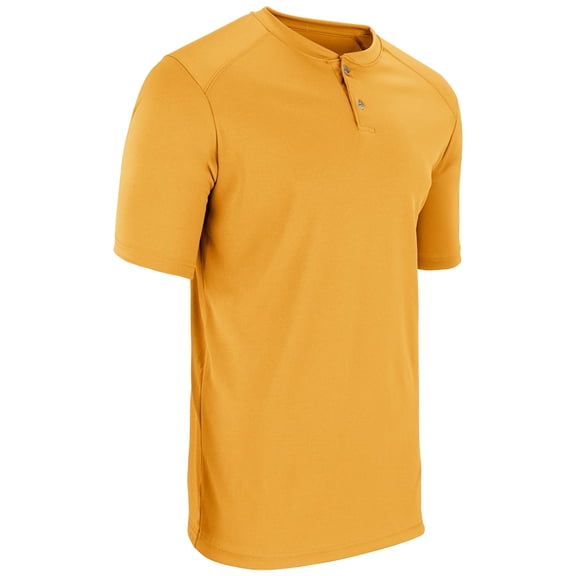 DRI-GEAR® Two Button Jersey - GOLD BODY - L