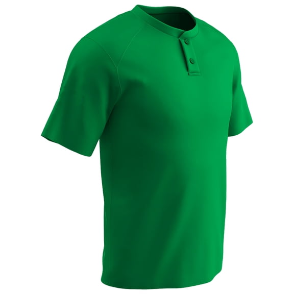 DRI-GEAR? Two Button Jersey - NEON GREEN BODY - M