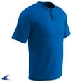 thumbnail image 1 of Champro Mens Dri-Gear Turn Two 2-Button Baseball Jersey Royal 2Xl, 1 of 1
