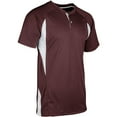 thumbnail image 1 of Champro Mens Dri-Gear Wild Card Baseball Jersey Maroon/White Xl, 1 of 2