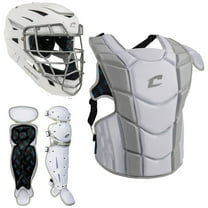 Champro Youth Optimus Pro Fastpitch Catcher's Set (9-12) White Youth (Ages 9-12)